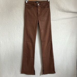 PAIGE Brown Flare & Wide Leg Jeans